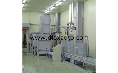 半自動桶裝和碼垛機