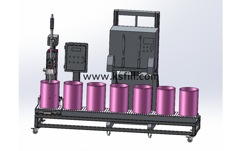 化工溶劑灌裝機-稀釋劑灌裝機-樹脂灌裝機