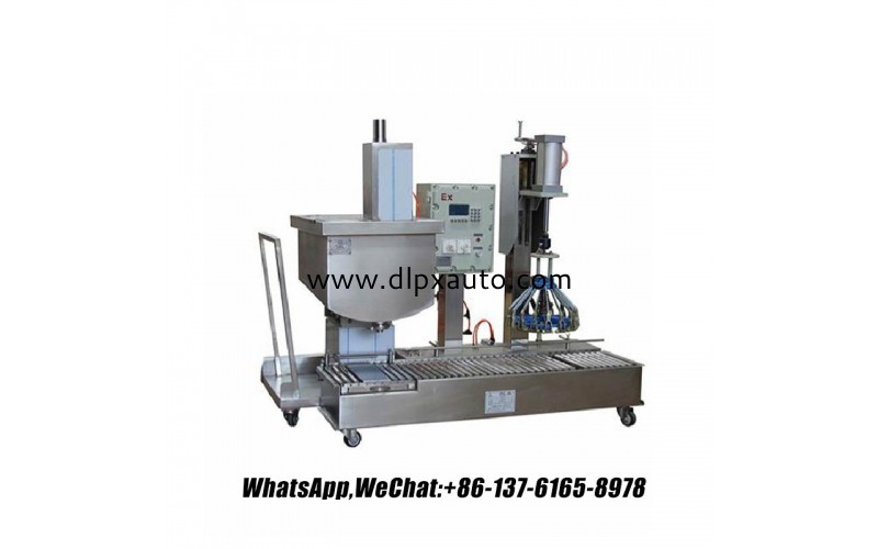 杰瑞罐防爆溶劑灌裝機，全自動灌裝機 - 更快的自動稱重設備