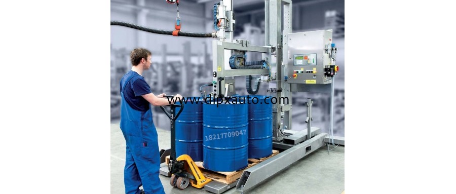 1200KG噸桶不飽和樹脂擺臂式灌槍灌裝機