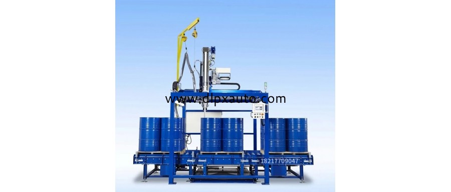 IBC噸桶油漆涂料視覺尋址分裝線