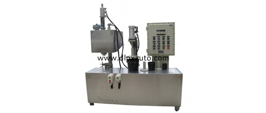 5升發泡劑自動壓蓋灌裝機